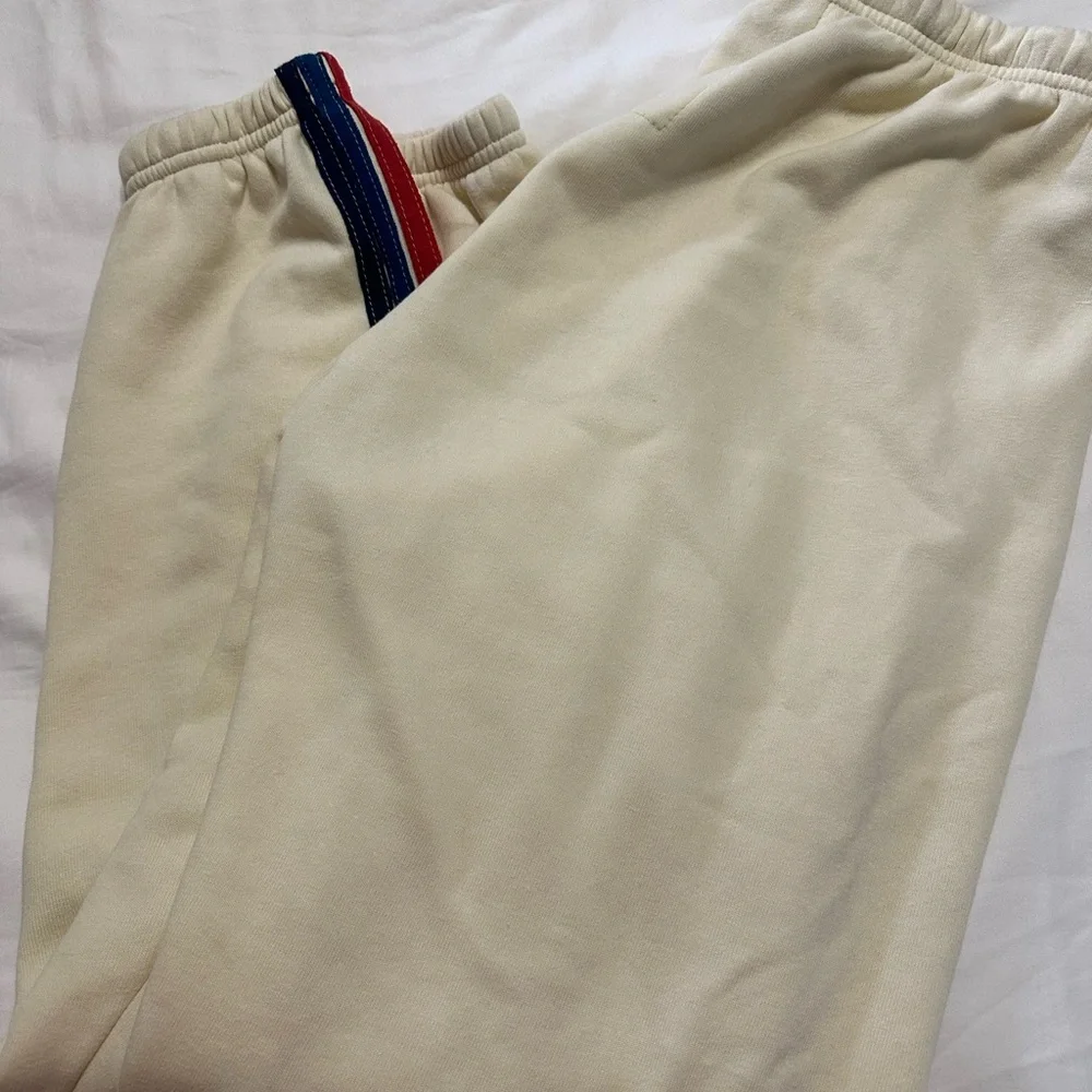 Aviator Nation 5 STRIPE SWEATPANTS - VINTAGE WHITE RAINBOW - Picture 3 of 5